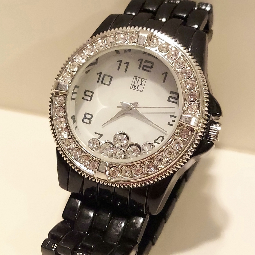 Womens fashion watch Crystal embedded